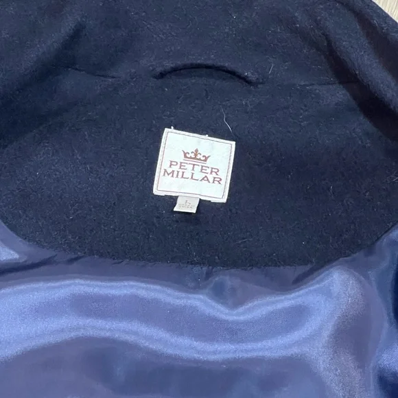 Peter Millar Large Wool Cashmere Blend Lux Insulated Dress Vest Leather Detail - Picture 7 of 11